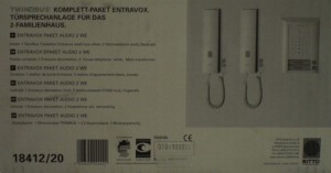 Ritto 1841220 Entravox Türsprechanlage ZweifamilienhausSet
