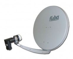Fuba DAA 850 Satspiegel - Paket f�r 2 Teilnehmer - grau