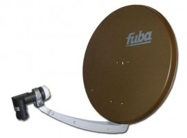 Fuba DAA 850 Satspiegel - Paket f�r 2 Teilnehmer - braun