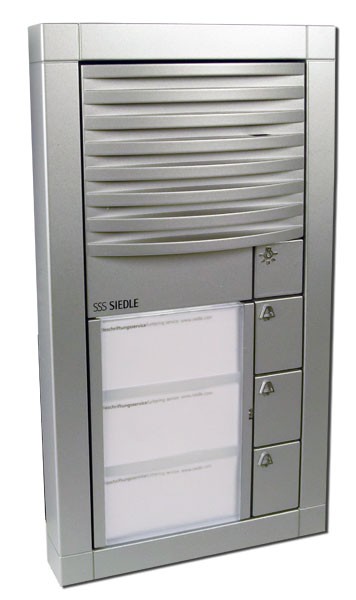 SSS Siedle TM 612-2 W Weiß Tasten-Modul 2 Namensschilder Vario 1+n neu!